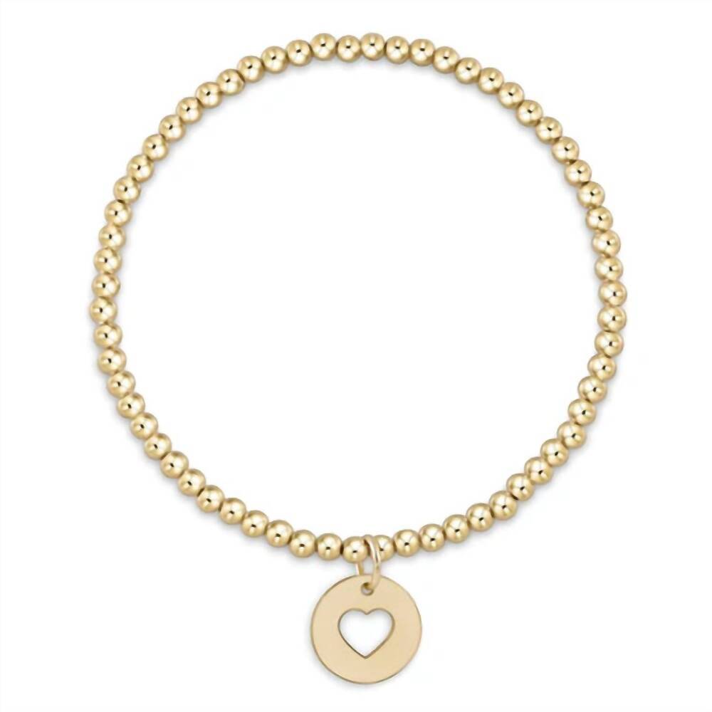 NEW ENEWTON women's classic love disc bracelet in gold